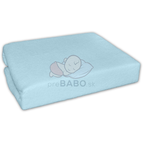 Baby Nellys Jersey plachta modrá 140x70