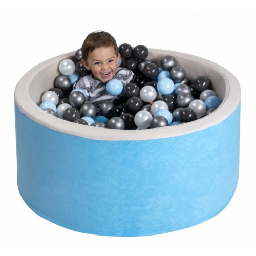 NELLYS Bazen pre děti 90x40cm + 200 balónků - modrý