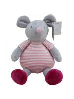 Plyšová hračka Tulilo Myška, 20 cm - sivá