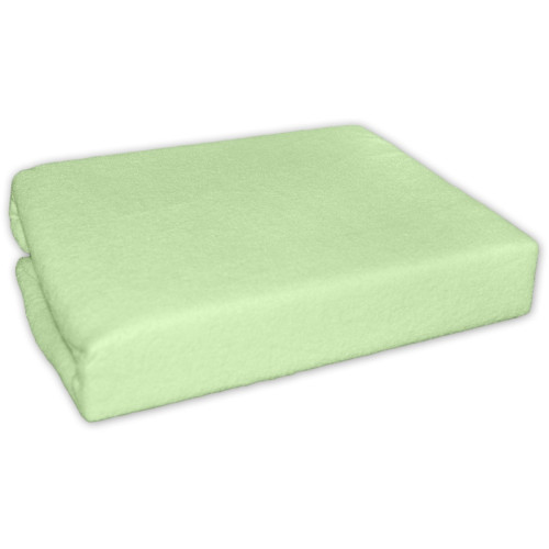 Nepremokavé froté prestieradlo do kočíka 75 x 35 - zelená
