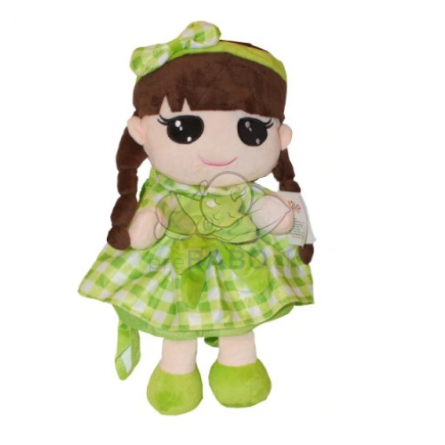 Túlilo Detský batôžtek bábika Kajka - zelený