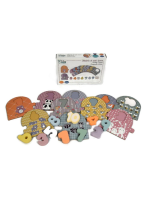 Adam Toys Náučné drevené puzzle - počítanie