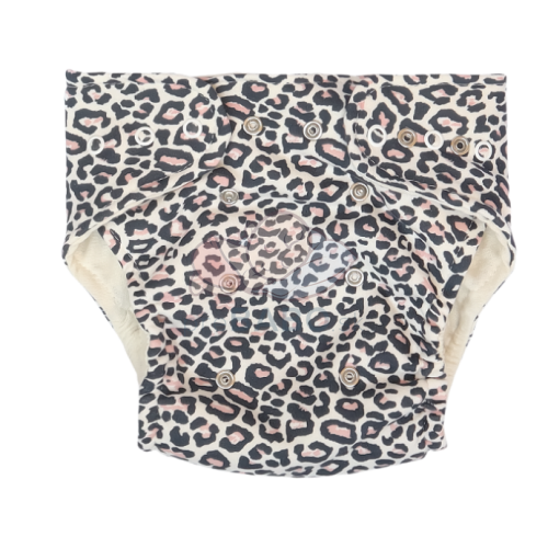Mamatti Látková plienka EKO sada - nohavičky + 2 x plienka, Gepardík, veľ. 3 - 8 kg,