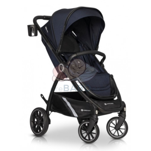 EURO CART Moderný športový kočík Corso 2021 - granát, nosnosť až 22 kg