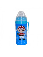 Hrnček Lorelli s mäkký náustkom 350 ml, blue Pirat