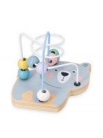 Adam Toys Edukačný labyrint Macko - modrý