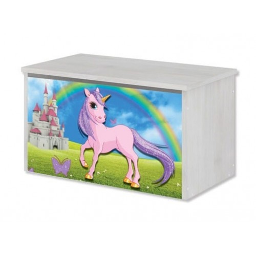 Babyboo Box na hračky s motívom Unicorn