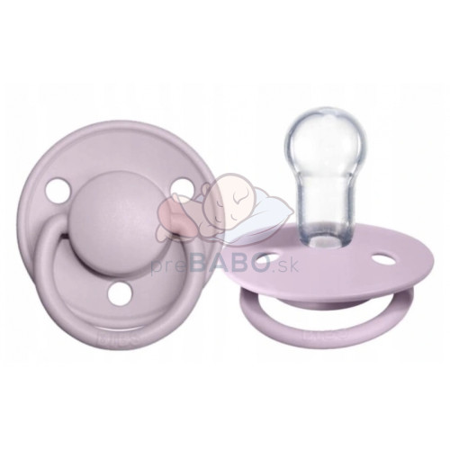 BIBS DE LUX - Silikónový cumlík, 0 - 36 m, lila