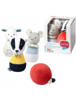 BabyOno Edukačné plyšové kolky Badger Edmund Friend