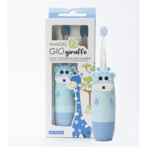 InnoGio Elektronická sonická zubná kefka GIOGiraffe - modrá