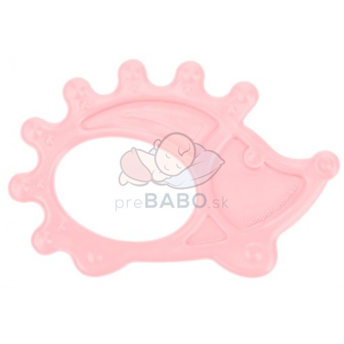Canpol Babies Elastické hryzátko - rôzne tvary, ružová/červená
