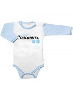 Body dl.rukáv s vtip. textom Baby Nellys, Malý Casanova, chalan, veľ. 80