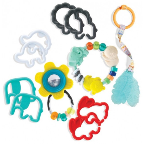 Infantino Sada hrkálok a hryzátok Gift set - 11ks