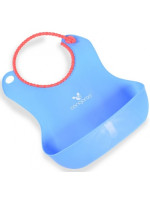 Cangoroo Silikonový podbradník Baby Bib Am Am - modrý