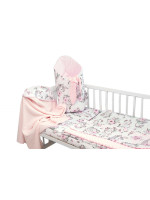 Baby Nellys 6-dielna výhod. súprava pre bábätko s darčekom,135x100, Sny Jednorožca, ružová