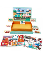 Lelin Magnetická náučná sada/puzzle - Vozidla