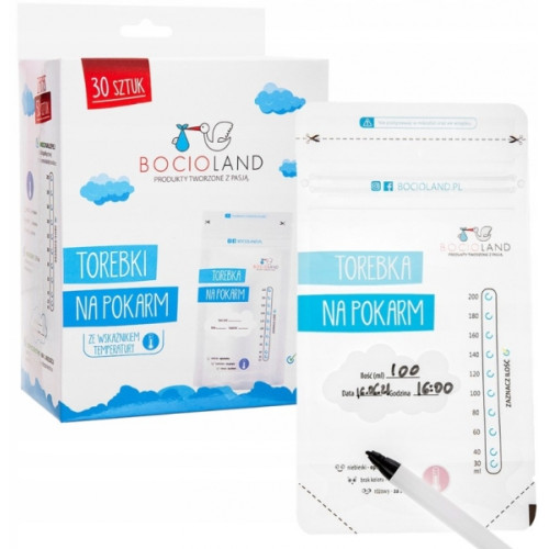 BocioLand Vrecká na mlieko 200 ml - 30 ks