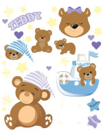 Tulimi Farebná, veselá nažehlovačka Teddy -  veľký arch