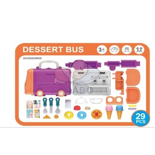 Tulimi Detský pojazdný autobus - Cukráreň s príslušenstvom