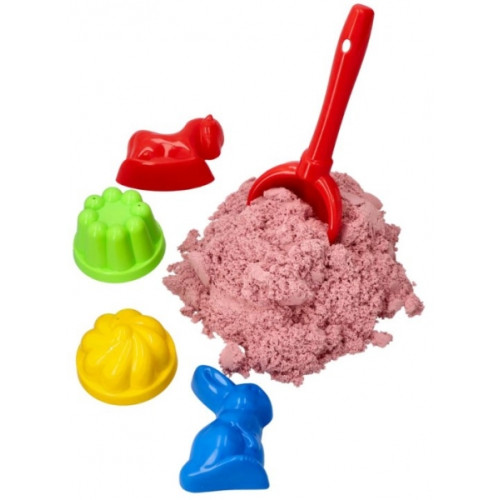 Kinetický piesok - púdrový - 2kg + mix formičiek zadarmo