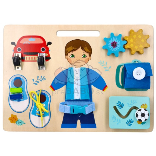Adam Toys Vzdělávacia závesná, náučná tabuľa - Adamko