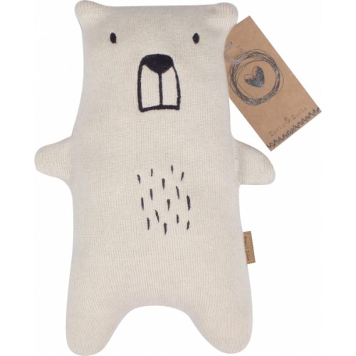 Maznáčik, hračka pre bábätká Z&Z Mini Bear 26 cm, béžový