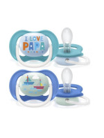 Cumlík Ultra Air Animals, 6-18m - I Love Papa Avent, modrý