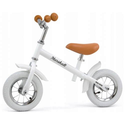 Detský balančný bicykel, odrážadlo Milly Mally - Marshall Air, biele