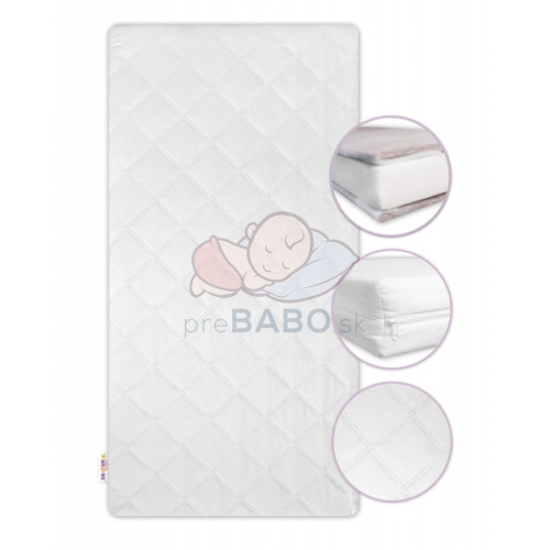 Matrac do detskej postele kokos/pena/kokos 160x90x10cm, Baby Nellys