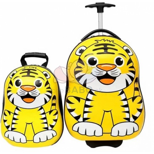 Detský cestovný kufor a batôžtek Tigrík 29l