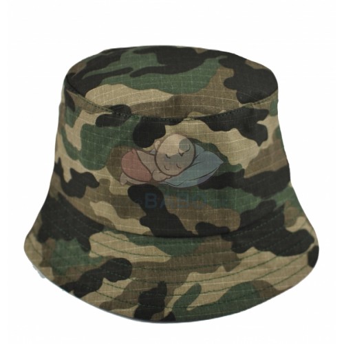 Letný, jarný klobúčik Baby Nellys, Army - maskáčový, vel. 92/98,obvod: 50/54cm