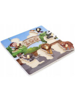 Drevené zábavné, vkladacie puzzle Tulimi - Zoo - 6 dielikov
