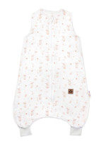 Mušelínový spací vak s nohavičkami GOOSE Baby Nellys Soft, 70cm, biela