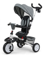 Luxusná Trojkolka Milly Mally Stanley Rubber Grey, sivá