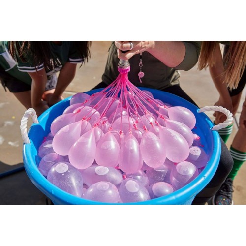 Veľká vodná šmykľavka dvojitá s balónikmi