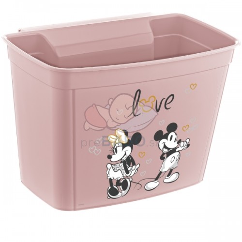 Závesný organizér/box Keeeper Minnie Mouse - 4 l, ružový