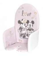 Vložka do jedálenskej stoličky Minnie Mouse, púdrovo ružová