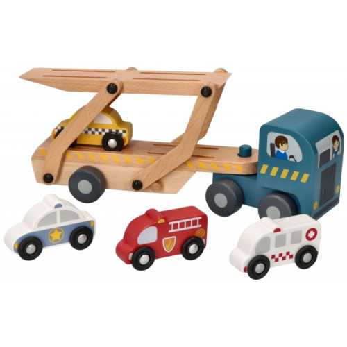 Prepravný transportér so 4 autíčkami Adam Toys