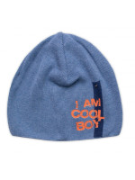 Jarná, jesenná čiapka I am Cool Boy, jeans, 40-46 cm