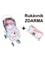Detský fusak maxi PREMIUM Srnka 110x50cm + rukávník zadarmo