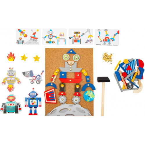 Drevená zatĺkačka hra, Roboti