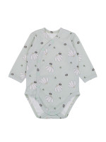 Zavinovacie dojčenské body, Bavlna, Daisy, mätové, veľ. 68