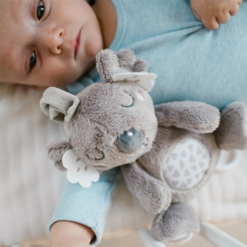 Závesná plyšová hračka s melódiou Koala Coco, sivá
