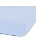 Jersey prestieradlo 60x120cm - sv. modré