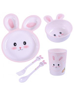Sada detského riadu 5D pre deti - Bunny