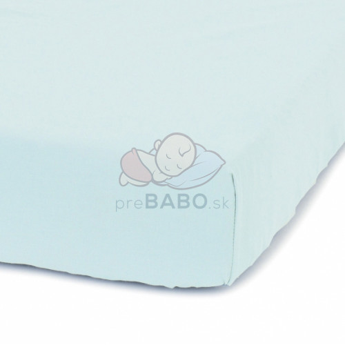 Bavlněné prestieradlo 60x120cm - sv. modré
