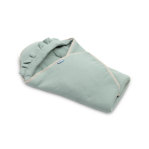 Zavinovačka 2v1 do autosedačky, kočíka, mušelín, bavlna, khaki