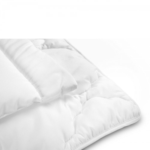 Detská 2D sada prikrývka a vankúš DELUXE do postieľky 120x90, 40x60cm - biela