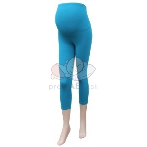 Gregx Tehotenské legíny 3/4 dĺžka - morská / modrá, vel. XXXL