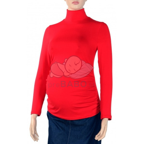 Gregx Tehotenská blúzka dl. rukáv ZOLA červená, vel. XL/XXL